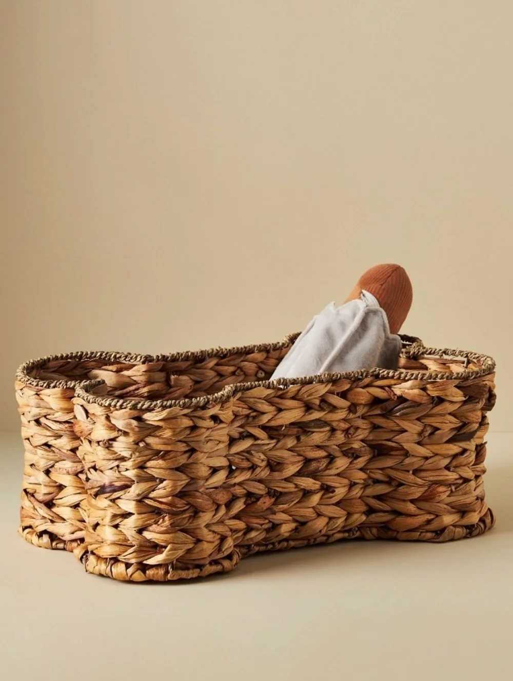 NWT Anthropologie Bone Dry Medium Basket